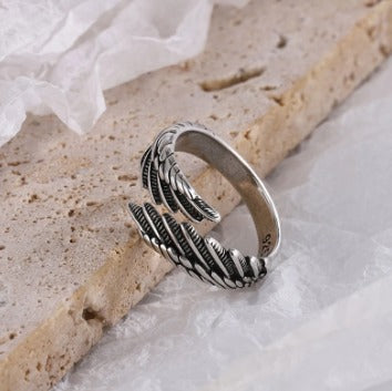 Anillo de pluma ajustable unisex - additional image 3