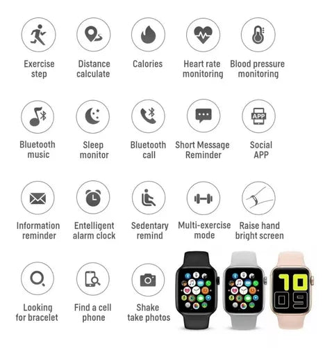 Smartwatch T500+ Negro - additional image 3