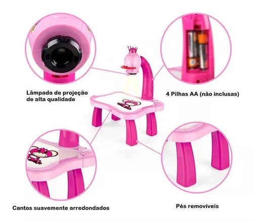 Escritorio de aprendizaje para niños (rosa) - additional image 1