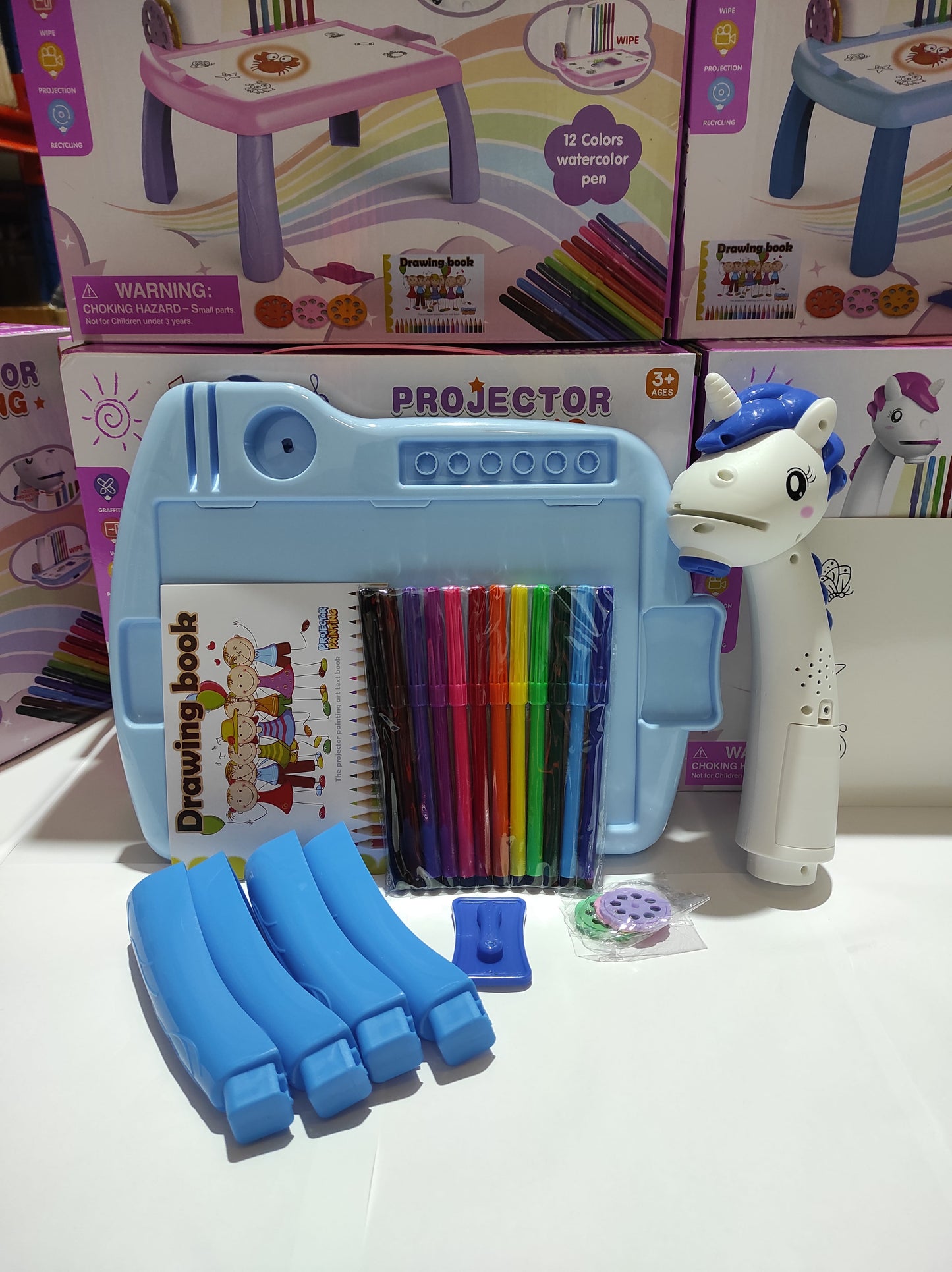 Escritorio de aprendizaje para niños unicornio azul - additional image 14